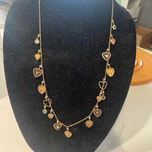 Studio Works Fine Gold Tone Chain w/Hearts